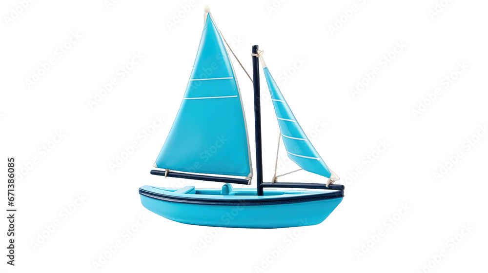 sailing boat isolated