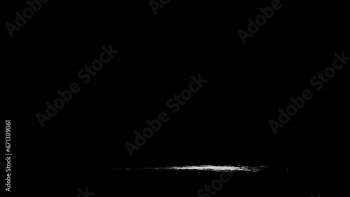 Large splashes spraying  the tsunami comes, motion graphics, overlay 4K drag-and-drop editing software blending modes