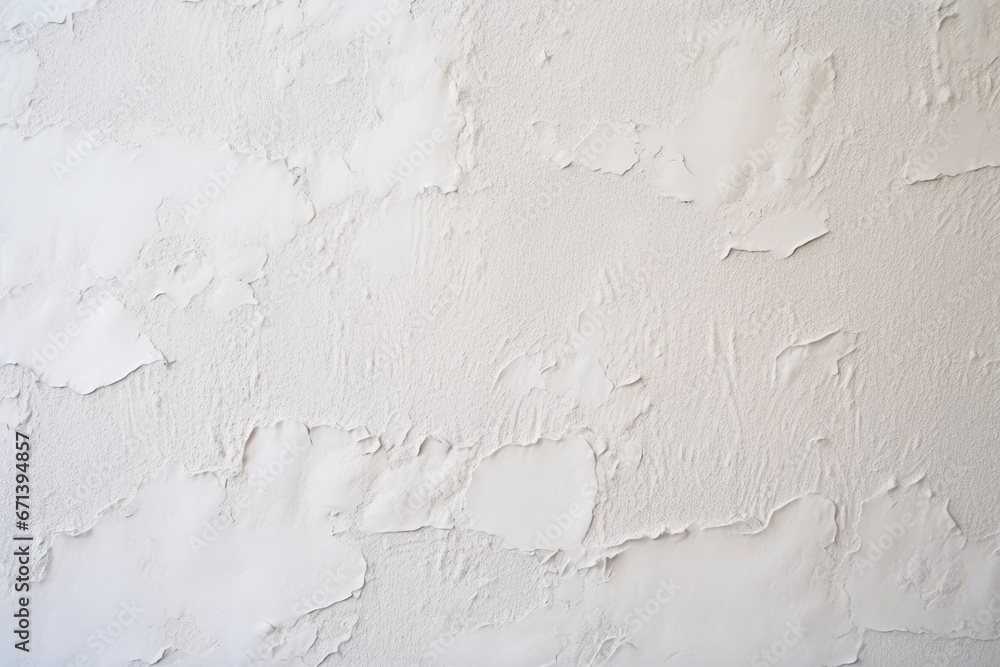close-up shot of a white drywall with visible texture