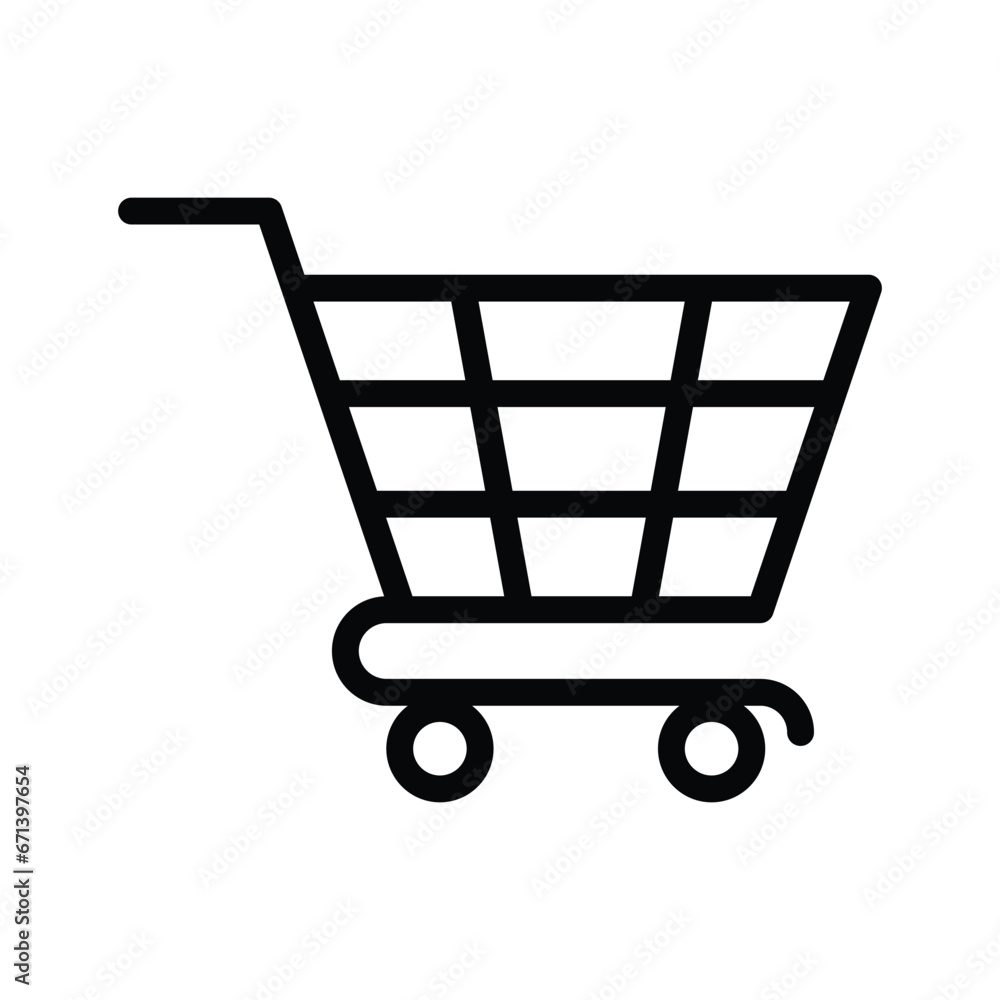 Shopping Cart Icon Vector Design Template Shopping Cart Icon Vector Design Template