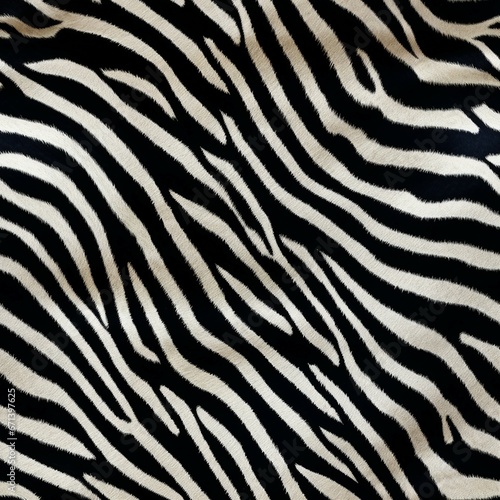 Detailed photograph of Zebra stripes  seamless image