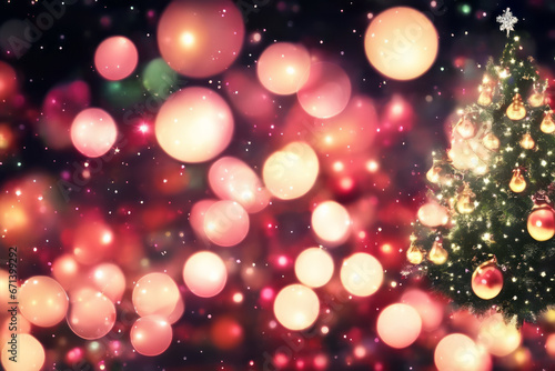 Christmas and New Year Greetings Background