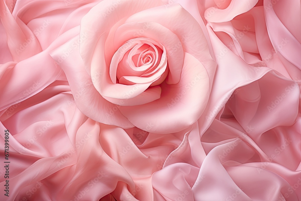 Rose Reverie: Elegant Pink Silk or Satin for Romantic Valentine's Day Backgrounds Rose Reverie: Elegant Pink Silk or Satin for Romantic Valentine's Day Backgrounds