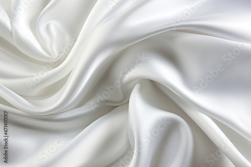 Satin Splendor: White Satin Fabric for Pure, Clean Backgrounds