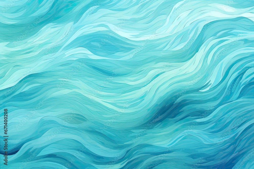 Sea Echoes: Aqua Abstract Background with Patterns Sea Echoes: Aqua Abstract Background with Patterns