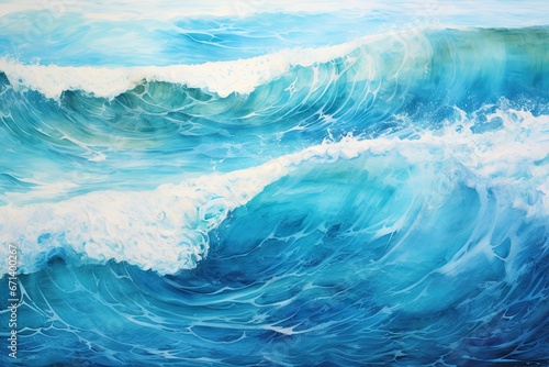 Secrets of the Earth: Abstract Ocean Art - Luxury © Michael