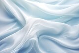 Silken Ocean: White Cloth Background with Soft Abstract Waves
