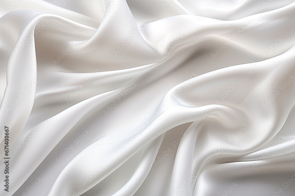 Silky Smooth White Fabric Texture Surface Background Silky Smooth White Fabric Texture Surface Background