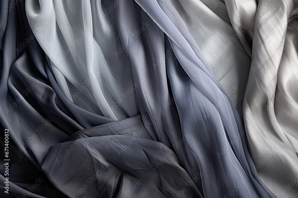 Silver Shimmer: Gray Satin Textures with Soft Blur Patterns for Unique Backgrounds Silver Shimmer: Gray Satin Textures with Soft Blur Patterns for Unique Backgrounds