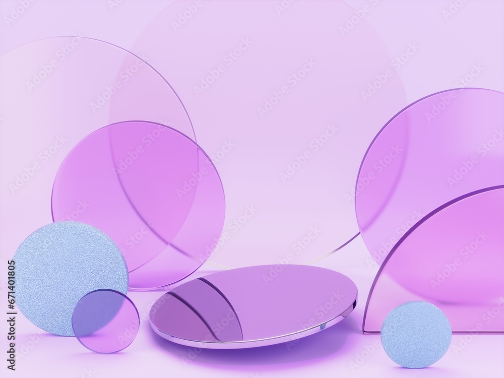 Obraz premium pink and purple glasses