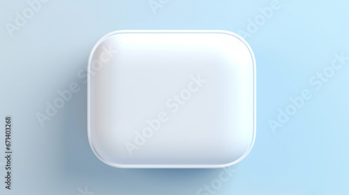 3d Blank white speech bubble. Social media notification chat icon. Copyspace dialogue box © ReneBot/Peopleimages - AI