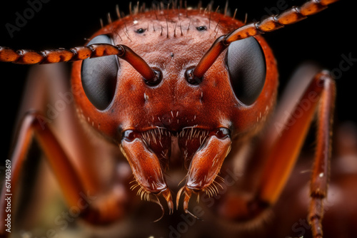 Close-up picture of ants. © Gun
