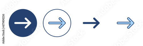 Free Download Arrow icon vector. Arrow sign and symbol for web design. - GFXLoad