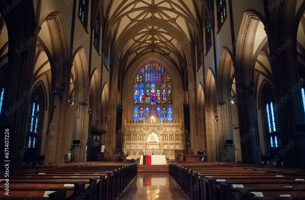 The Trinity Church in Manhattan, New York City