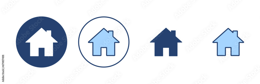 House icon vector. Home sign and symbol