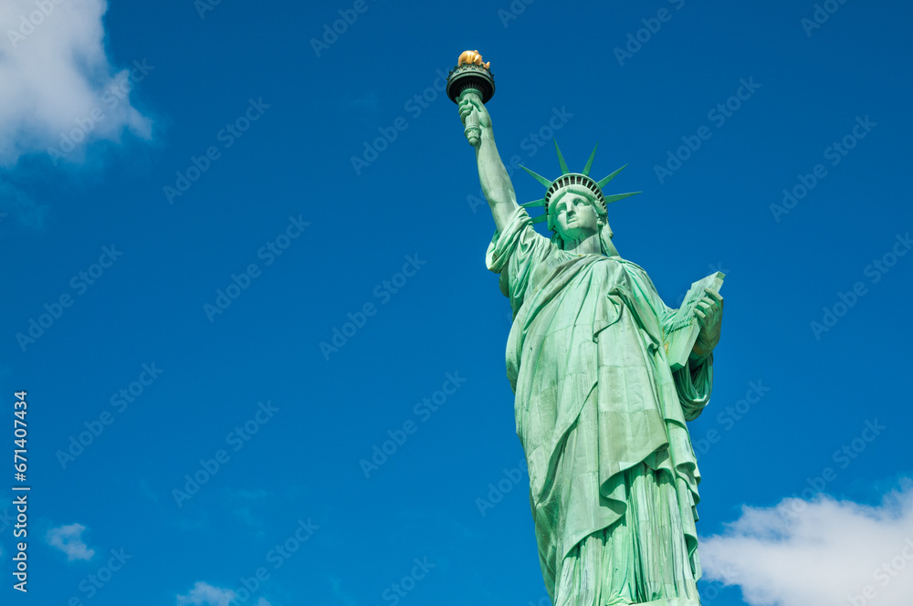 Fototapeta premium Statue of Liberty, in New York Harbor in New York City