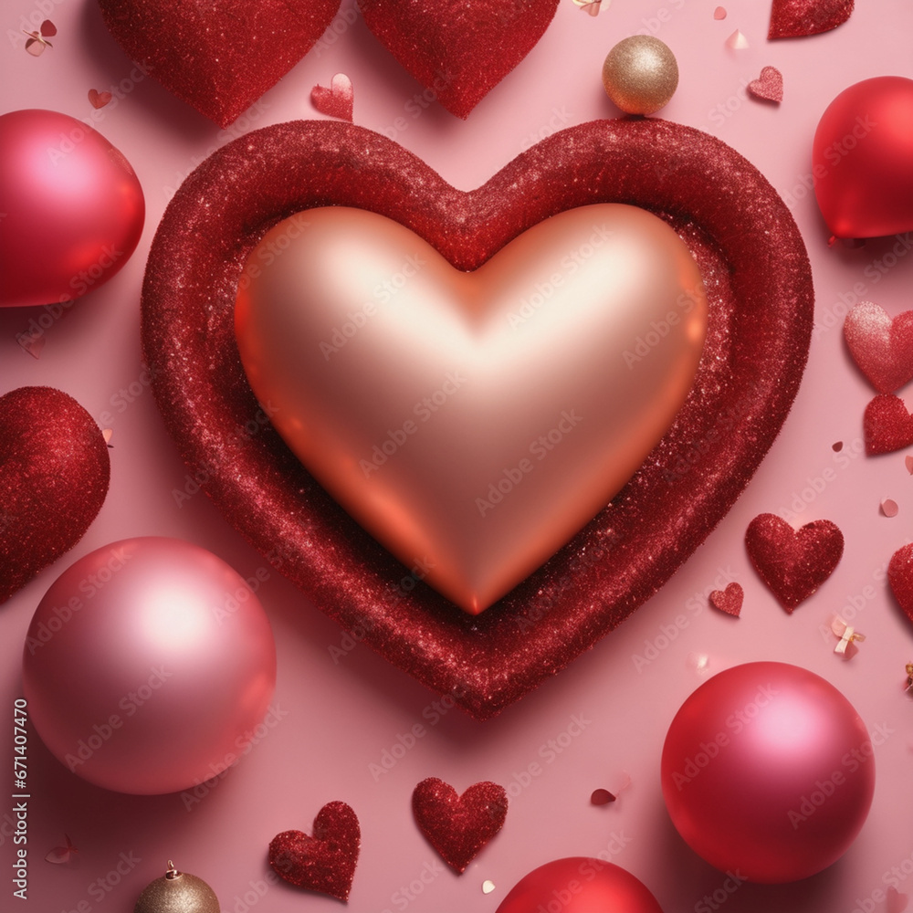Valentine,s day background decoration and ornament