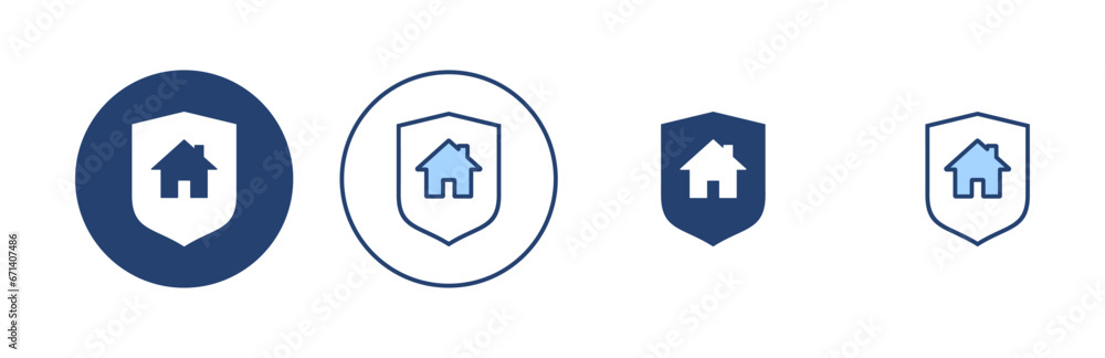 house insurance icon vector. house protection sign and symbol house insurance icon vector. house protection sign and symbol