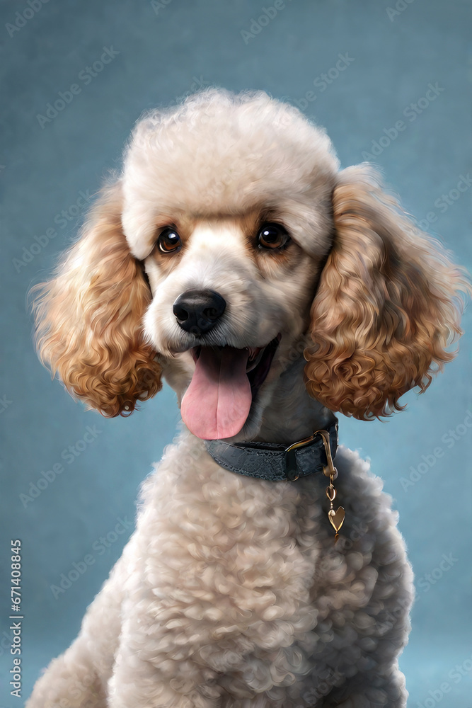 poodle, generated by artificial intelligence poodle, generated by artificial intelligence