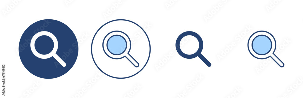 Search icon vector. search magnifying glass sign and symbol Search icon vector. search magnifying glass sign and symbol