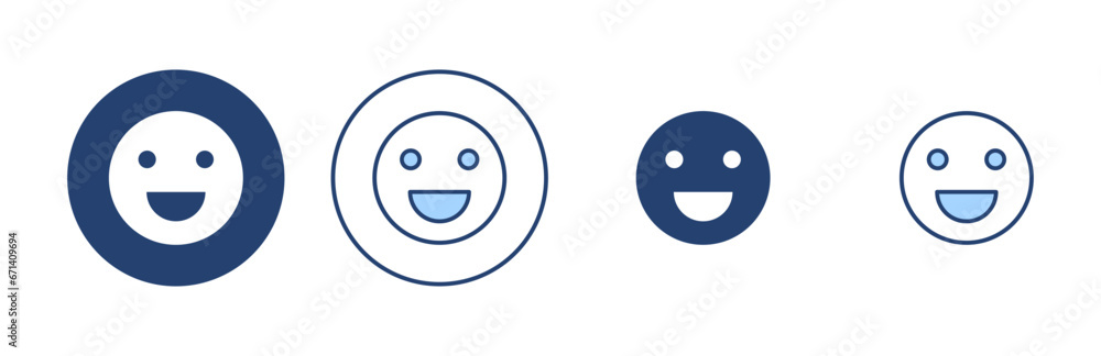 Smile icon vector. smile emoticon icon. feedback sign and symbol Smile icon vector. smile emoticon icon. feedback sign and symbol