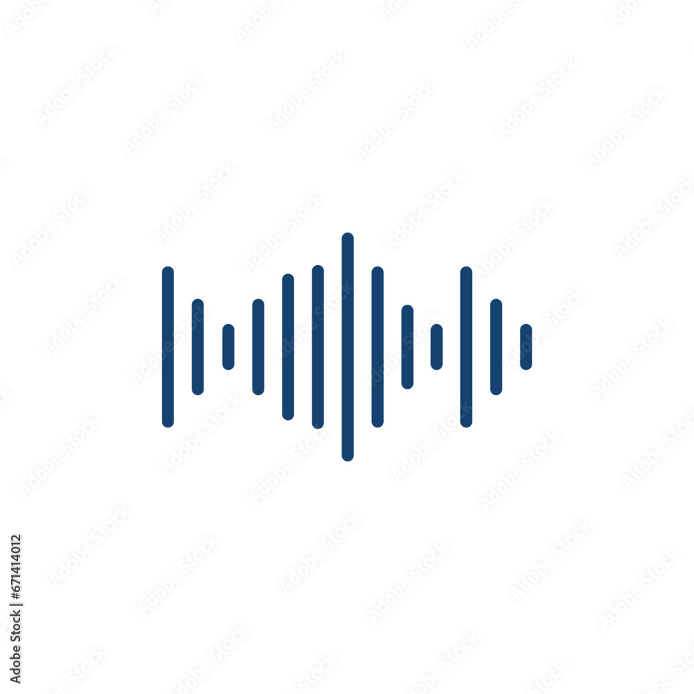 Sound Wave Icon Vector Design Template Sound Wave Icon Vector Design Template