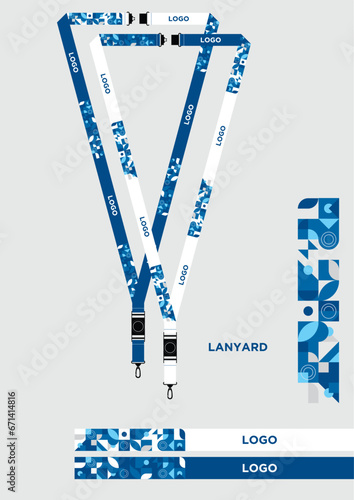 Lanyard design modern style for company