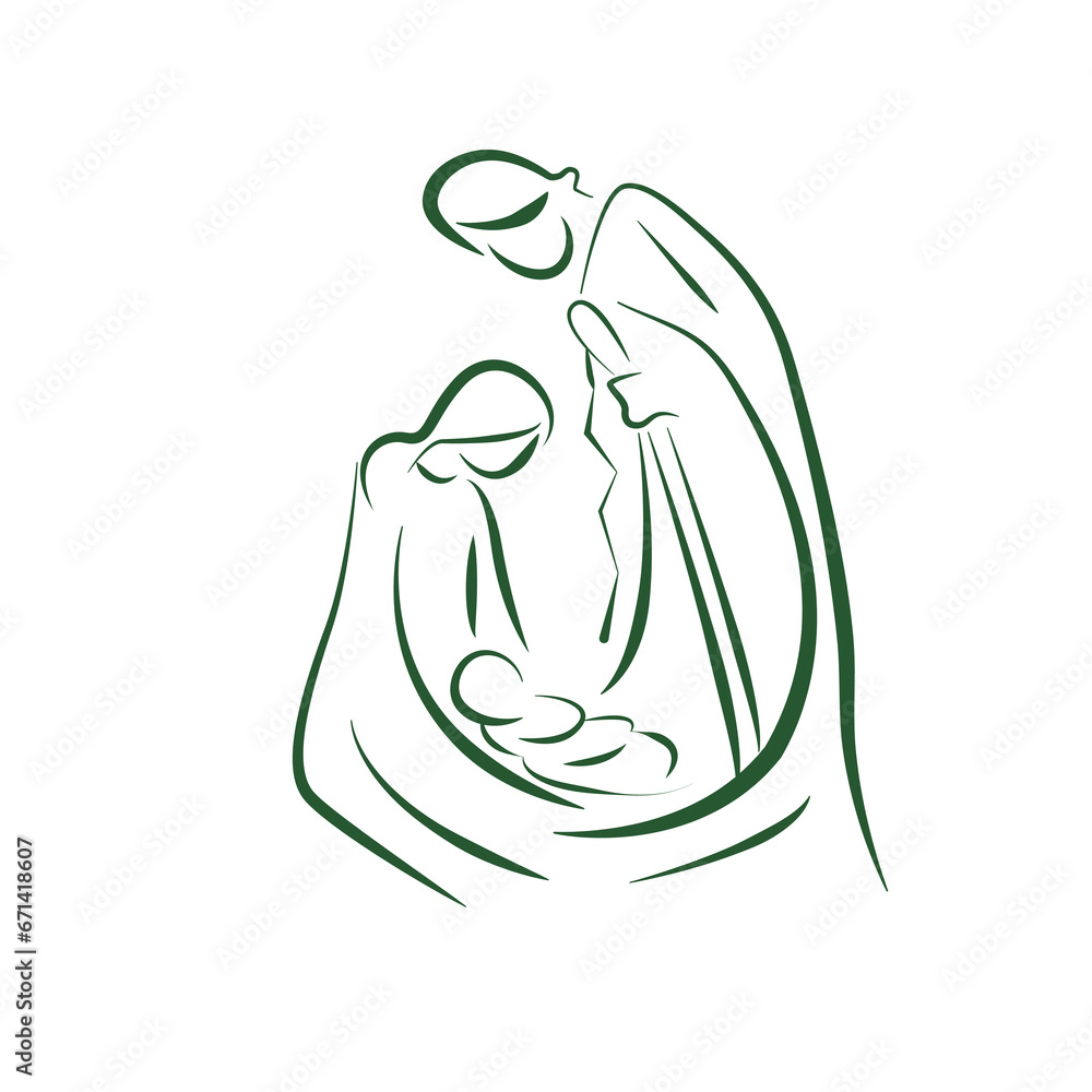 Christmas Day with Holy Family Digital Art, Jesus Christ's Birthday with Mama Mary and Papa Joseph Christmas Day with Holy Family Digital Art, Jesus Christ's Birthday with Mama Mary and Papa Joseph
