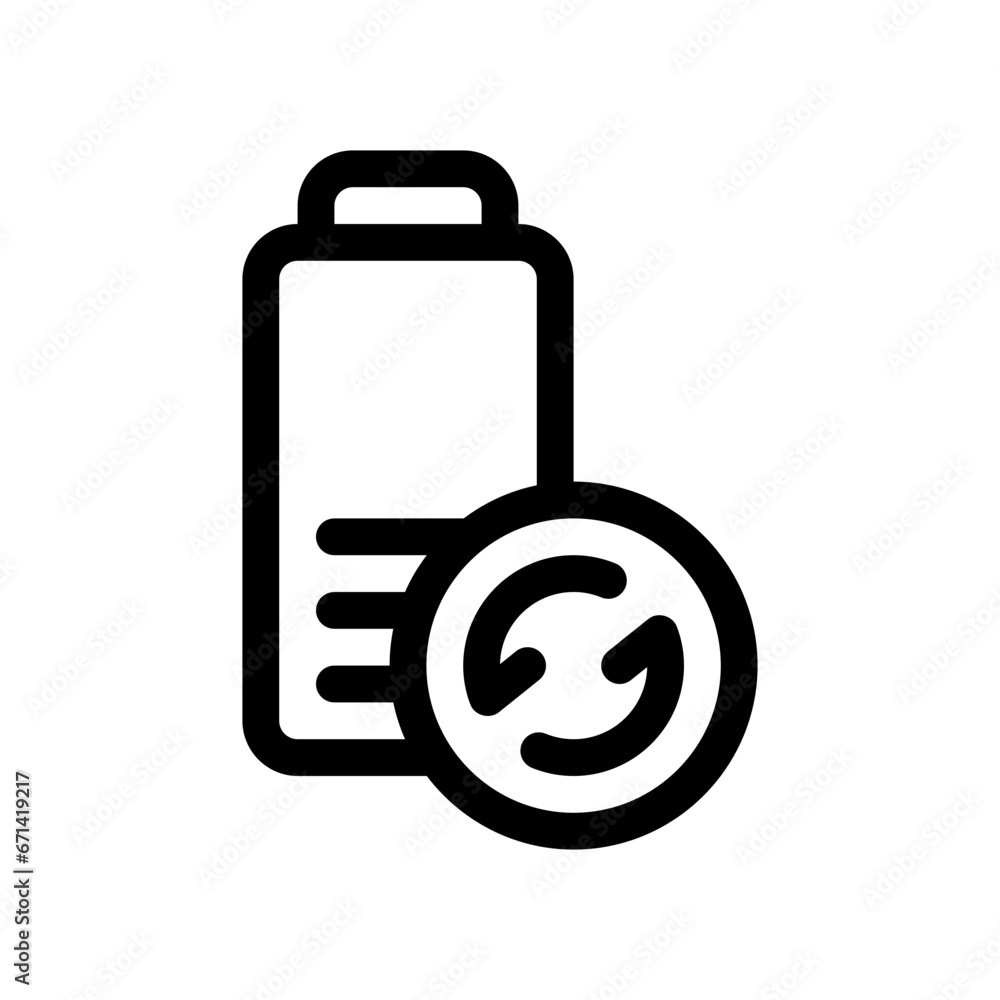 battery line icon battery line icon