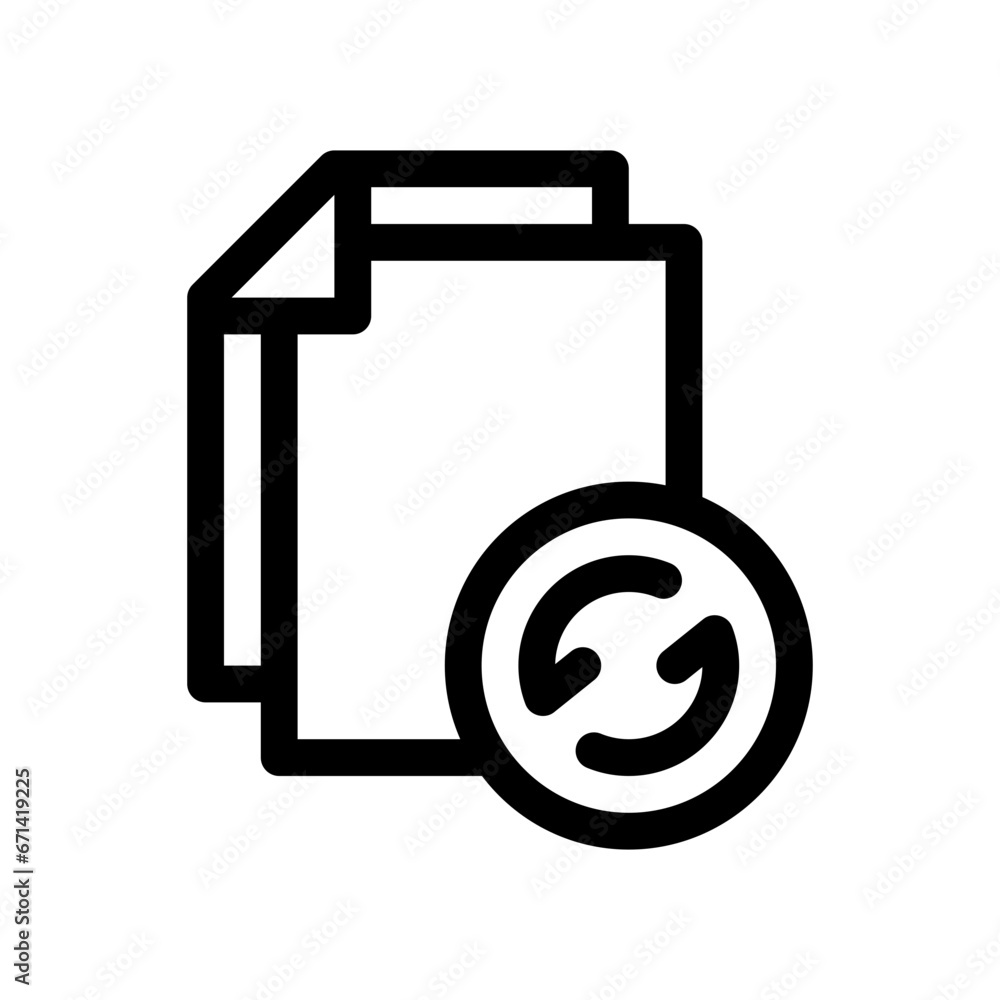 paper line icon