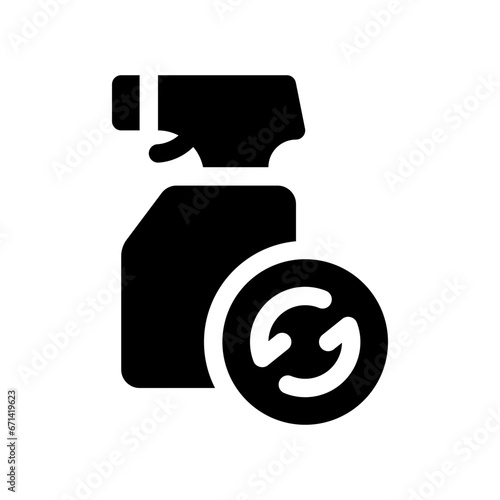 sprayer glyph icon