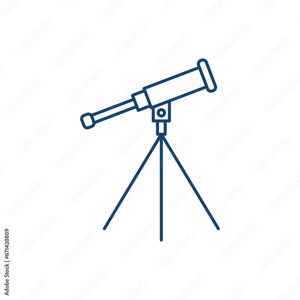 Telescope Icon Vector Design Template Telescope Icon Vector Design Template