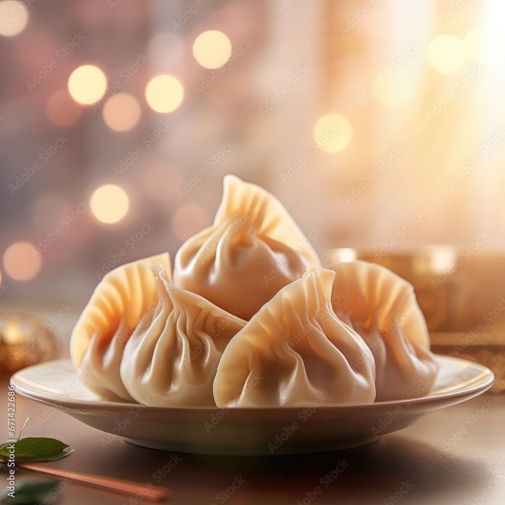Traditional Festive Chinese Dumplings. Traditional Festive Chinese Dumplings.