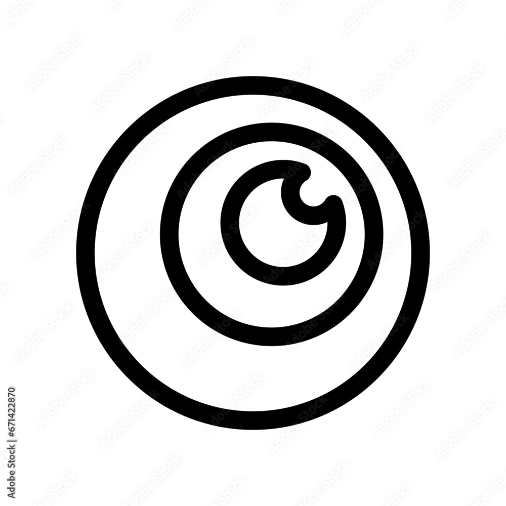 eyeball line icon eyeball line icon