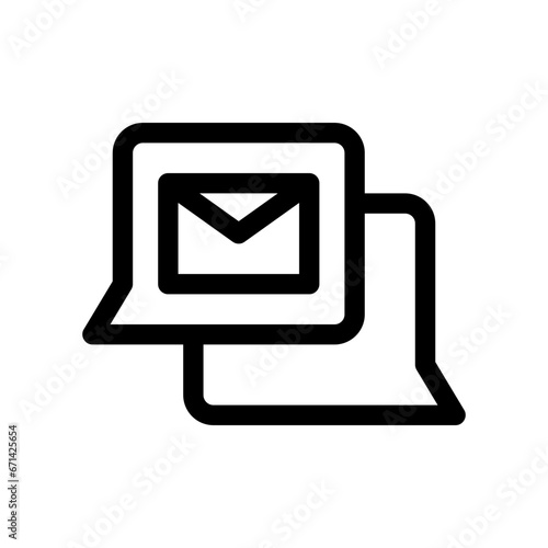 email line icon