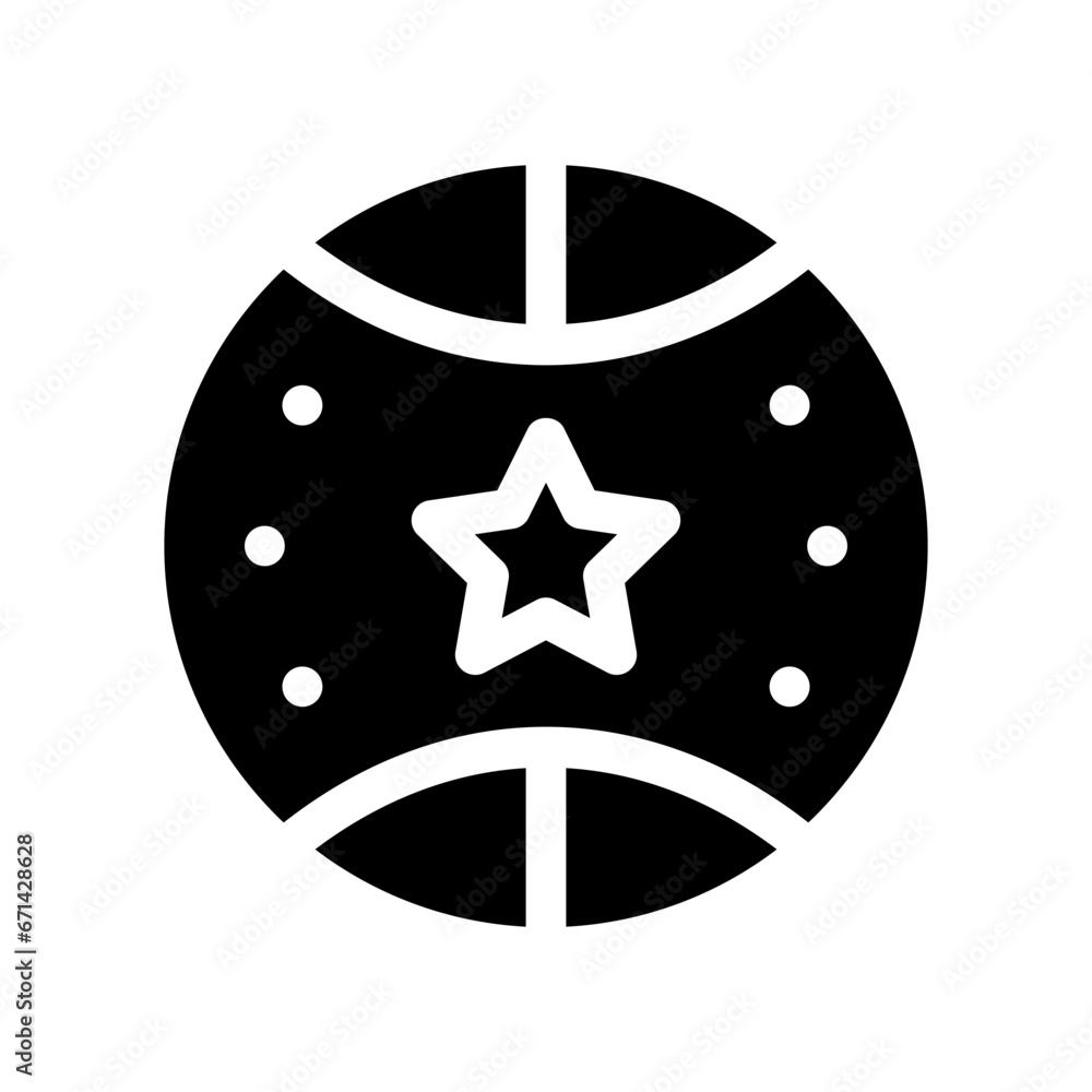 ball glyph icon