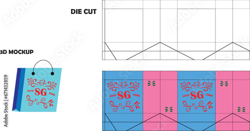 bag design outline, vector illustration sketch template isolated on white background