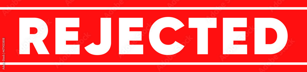 Obraz premium reject label stamp