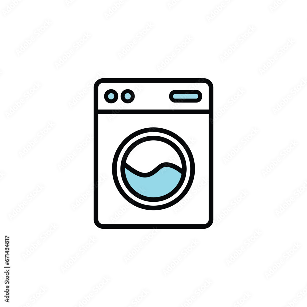Washer Icon Vector Design Template Washer Icon Vector Design Template