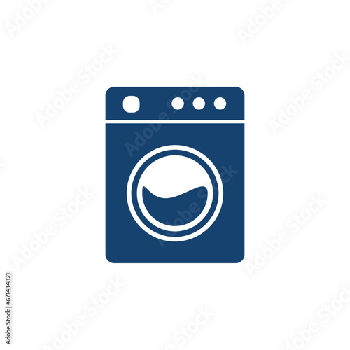 Washer Icon Vector Design Template