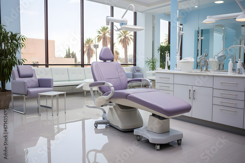 Dentist's workspace.