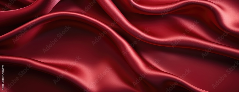 Obraz premium red silk material background