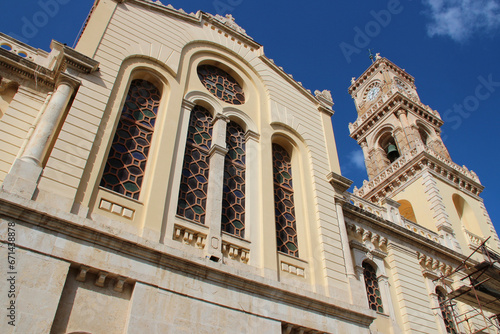 orthodox cathedral (agios minas) in heraklion in crete in greece 