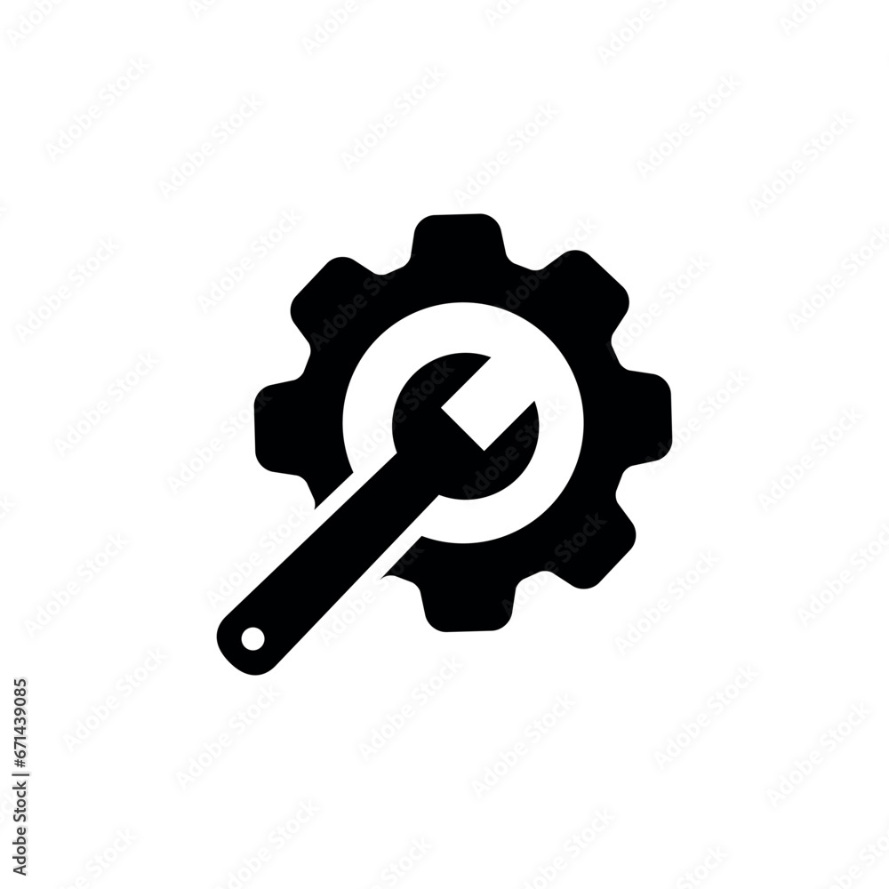 Wrench Icon Vector Design Template Wrench Icon Vector Design Template