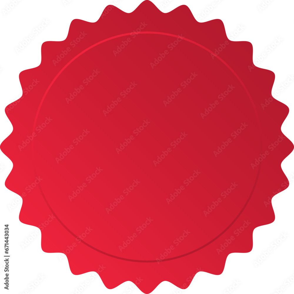 red label badge sticker