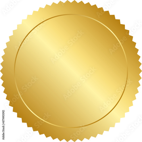 golden label badge sticker