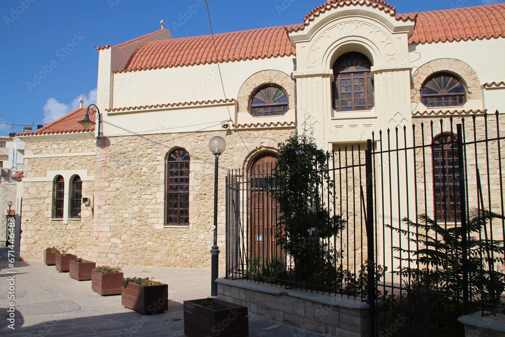 orthodox church (holy trinity) in heraklion in crete in greece 