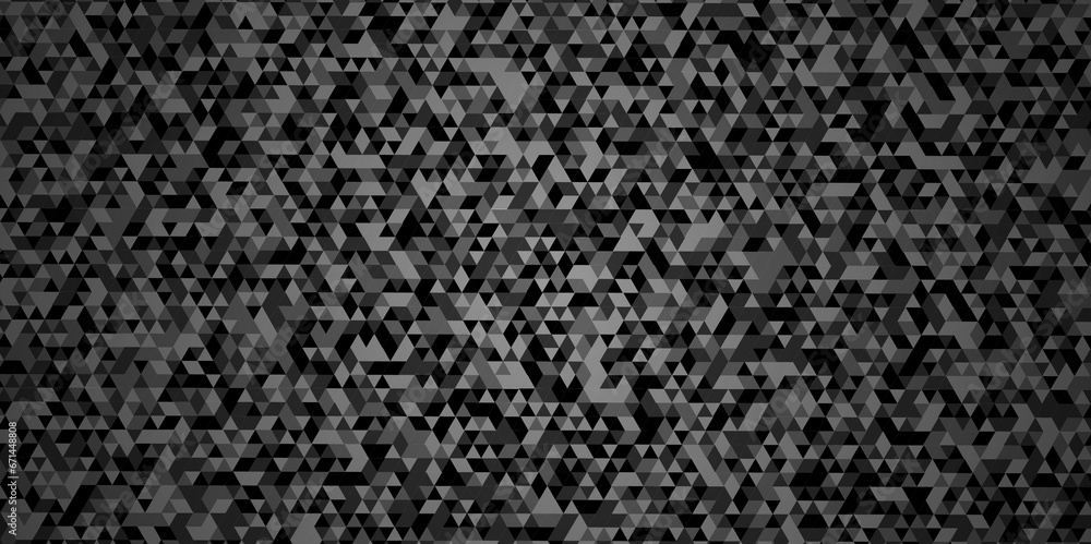 Abstract triangle Black and white Low poly abstract seamless closeup material small wall black background. surface paper vector illustration grid triangle metal tile and mosaic background. Abstract triangle Black and white Low poly abstract seamless closeup material small wall black background. surface paper vector illustration grid triangle metal tile and mosaic background.
