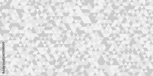 Abstract triangle white Low poly abstract seamless closeup material small wall background. surface paper vector illustration grid triangle metal tile and mosaic background.