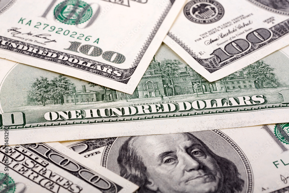 American one hundred dollars a business background American one hundred dollars a business background